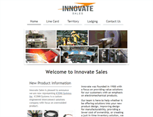 Tablet Screenshot of innovatesales.com
